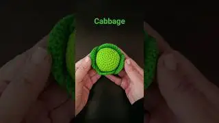 Crochet Amigurumi Vegetables #cabbage  #easy #pattern #shorts #ytshorts #knitting #yarn