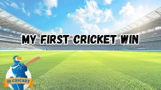My First #ibcricket win (Raw)