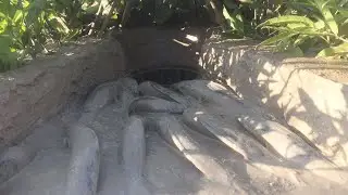 Amazing Muddy Soil Hole Fish Trap - Two Man Build Fish Trap By Muddy Soil