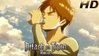 eren drinks wine for the first time || attack on titan season1 episode11 || english dub