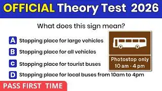 Theory Test 2026 UK | Official Test Questions and Answers | Pass First Time