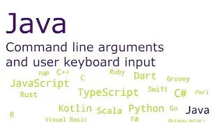 Java - Command line arguments and user keyboard input
