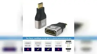 Review: Adaptador Hdmi Para Mini Hdmi V2.1 Uhd 8k 4k 1080p