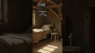 Children room evolution from 1330 to 2080 #timelapse #evolution #childrensroom #room #usa #furniture