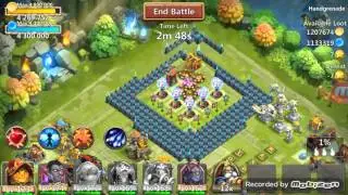 Castle clash two guild flags in single raid