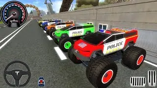 Juegos De Carros Police Monster Truck Impossible Driver Car Extreme Racing For Android Mud Gameplay