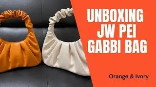 Unboxing JW Pei Gabbi Bag - Orange and Ivory | Affordable Vegan Bag