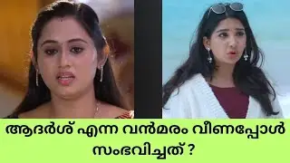 Patharamattu serial ആദർശ് എന്ന വൻമരം വീണപ്പോൾ സംഭവിച്ചത് ? Trending vibes only 