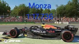 F1 25 Italy Autodromo Nazionale Monza Time Trial Hotlap (1:17.736)