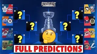 2021 NHL Stanley Cup Playoffs FULL BRACKET Predictions