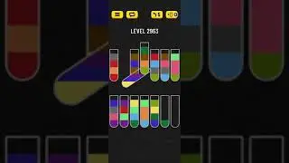 water sort puzzle level 2963