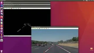 Lane detection in an image using ROS, Python and OpenCV