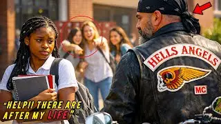 Bullies Target New Black Girl, Unaware AHells Angel Is Watching