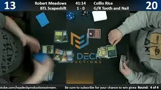 Modern w/ Commentary 2/26/19: Robert Meadows (BtL Scapeshift) vs. Collin Rice (G/R Tooth and Nail)