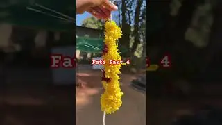 Yellow Fati 💛 | Traditional Goan Floral Hair String |