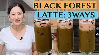 NEW FLAVOUR: BLACK FOREST LATTE: 3 WAYS - USING INSTANT COFFEE, COLD BREW & ESPRESSO SHOTS