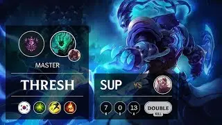 Thresh Support vs Rakan - KR Master Patch 9.21