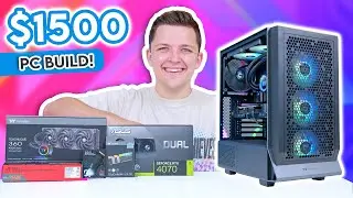 Awesome $1500 Gaming PC Build 2023! 😄 [Full Build Guide w/ Benchmarks!]
