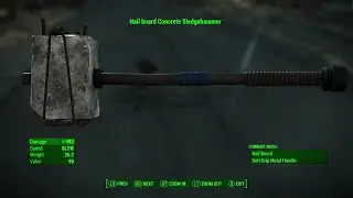 FALLOUT 4 MODS CONCRETE SLEDGEHAMMER