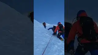 15 METERS BELOW SUMMIT OF MT MANASLU 8,163M @Saila_mingma #manaslu #2022