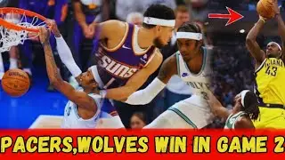 🏀WOLVES BEAT SUNS | IND VS BUCKS 1-1 game recap April 24 2024 #nba @ballers453