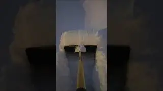 Snow Scraping Snowy Walkway Pt2