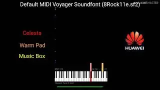 Huawei Boot Up Sound In Mid File! (Played in MIDI Voyager)