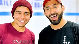 MINI RAMP WAR! OLYMPIC SKATER VS CHRIS MCNUGGET!