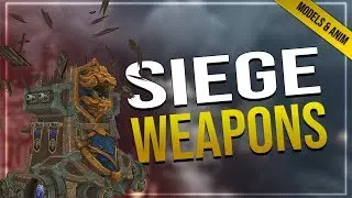 Warfront & Lordaeron Siege Weapons With Animations! | In game Preview - Battle for Azeroth!
