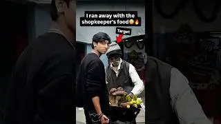 Iran away with the shopkeeper's food😳🔥#shorts #minivlog #freefireshorts