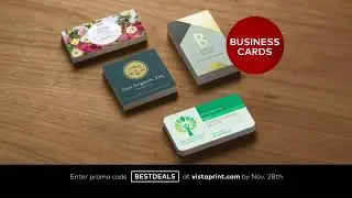 Vistaprint Black Friday & Cyber Monday Deals Commercial Won't Last Long