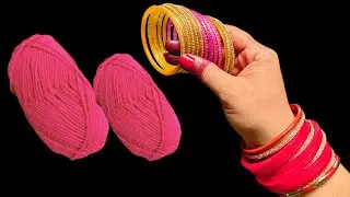 Old Bangles Reuse Idea // Wall Decor From Waste Material // Best Out Of Waste 