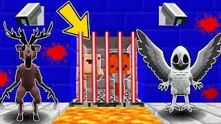 ESCAPA DE la PRISIÓN MONSTRUO DE 99 NOCHES EN EL BOSQUE  👮😱 MAS SEGURA!! BEBE NOOB Y TIKKO