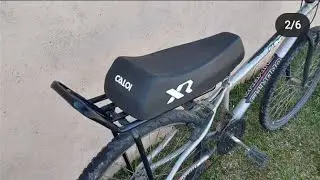 Como colocar a Garupa e o Banco de Mobilete Na Bike! Fabiu