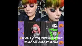 Trying out the new Revolution Sally and Jack Palettes