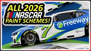 ВСЕ СХЕМЫ РАСКРАСКИ NASCAR 2026 ГОДА! | ЧАСТЬ 1