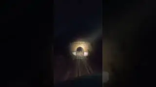 Live Train at night passing through Tunnel near Chaklala Rawalpindi