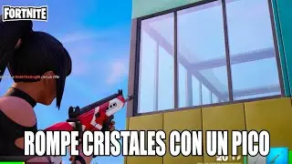 HOW TO COMPLETE Break glass with a pickaxe - FORTNITE