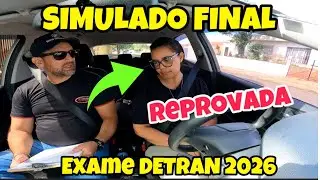 SIMULADO FINAL REPROVADA, VEJA FALTA ELIMINATÓRIA!!! NÃO COMETA ESSA FALTA🚘❌🚫⚠️ #cnh #detran #Exame