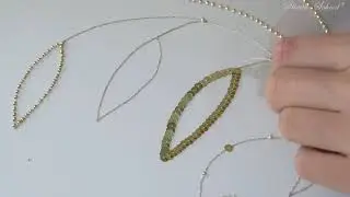 Lesson 4. Indian and French methods of embroidery with the sequins