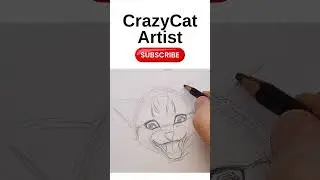 How to Draw Cute Kitten Face Mewing #catdrawing #art #cat #drawing #drawingtutorial #howtodrawcat