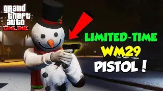 HOW TO UNLOCK THE WM29 PISTOL! GTA Online RARE Christmas Weapon Guide - Weasel Plaza Shootout