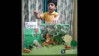 Lion and the Mouse story by Aakarsh Sharma | 5 year old kid excellent story presentation skills