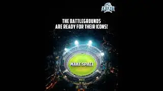 Icons aren&rsquo;t born. They take their place. 👑🏏 And this field is waiting for them. #MakeSpace!