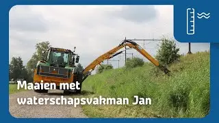 Maaien met waterschapsvakman Jan