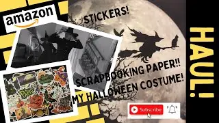 Amazon Haul Wizard of Oz Style/My Halloween Costume/Halloween Stickers/HalloweenPaper/Sept 2021