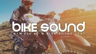 KTM 200 XC-W Bike Sound Test