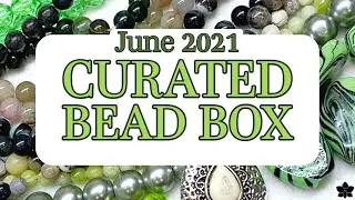 Curated Bead Box Monthly DIY Subscription June 2021