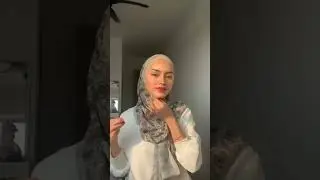 💙💛 HIJAB TUTORIAL / Красивый способ завязывание платка 🥰🍀 #hijabtutorial #хиджаб#мусульманка #ислам
