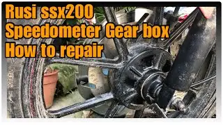 How to REPAIR SPEEDOMETER GEAR BOX x RUSI SSX200